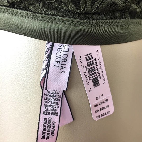 Small Victoria’s Secret Green Bralette w/ A-back - Picture 4 of 4